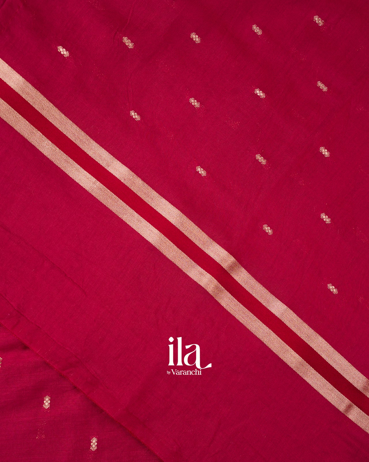 Maroon Bird Embroidered Assam Silk Saree