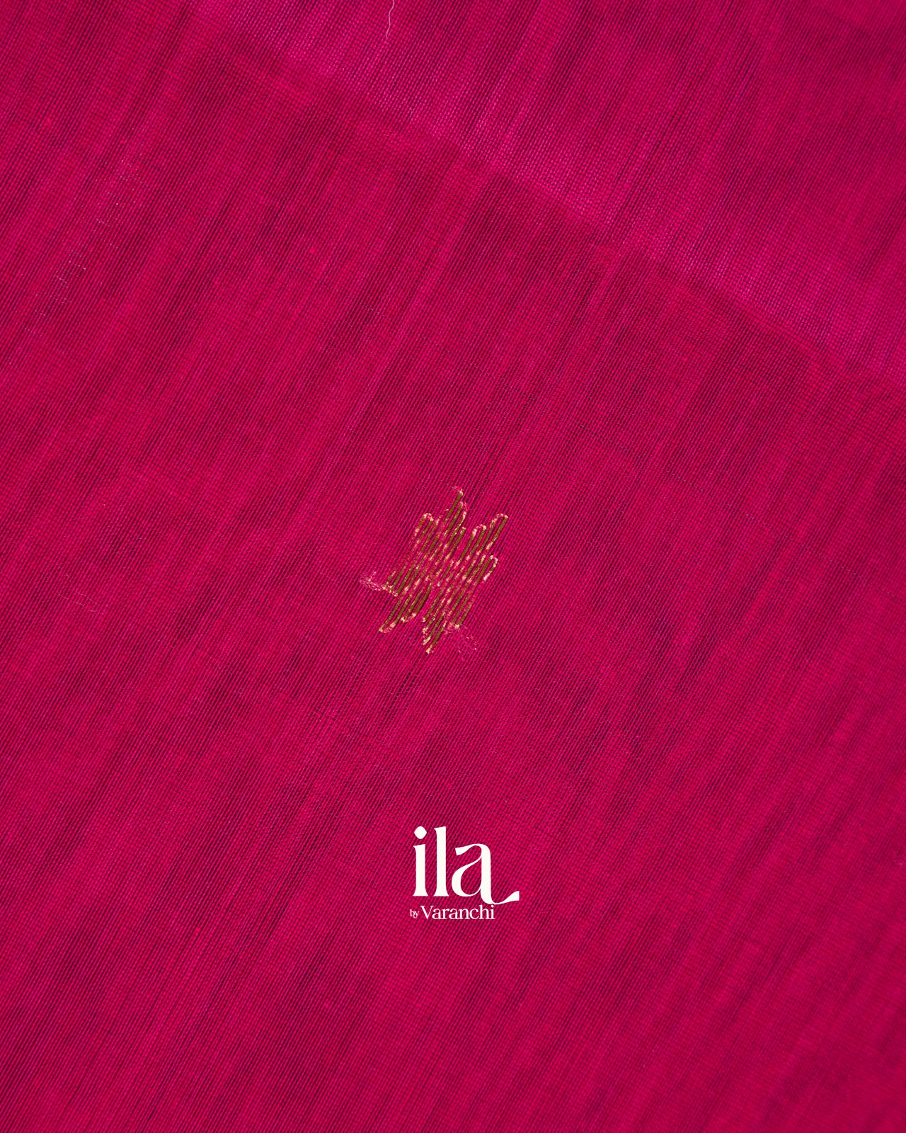 Rani Pink Pure Maheshwari Silk Cotton Handloom Saree