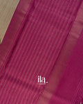 Ivory Floral Printed Semi Tussar Saree
