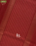 Maroon Printed Butta Semi Tussar Saree — Pallu