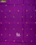 Purple Peacock Paithani Semi Silk Saree — Body