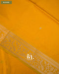 Golden Yellow Semi Silk Saree — Blouse