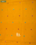 Golden Yellow Semi Silk Saree — Body