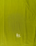 Parrot Green Semi Silk Cotton Saree