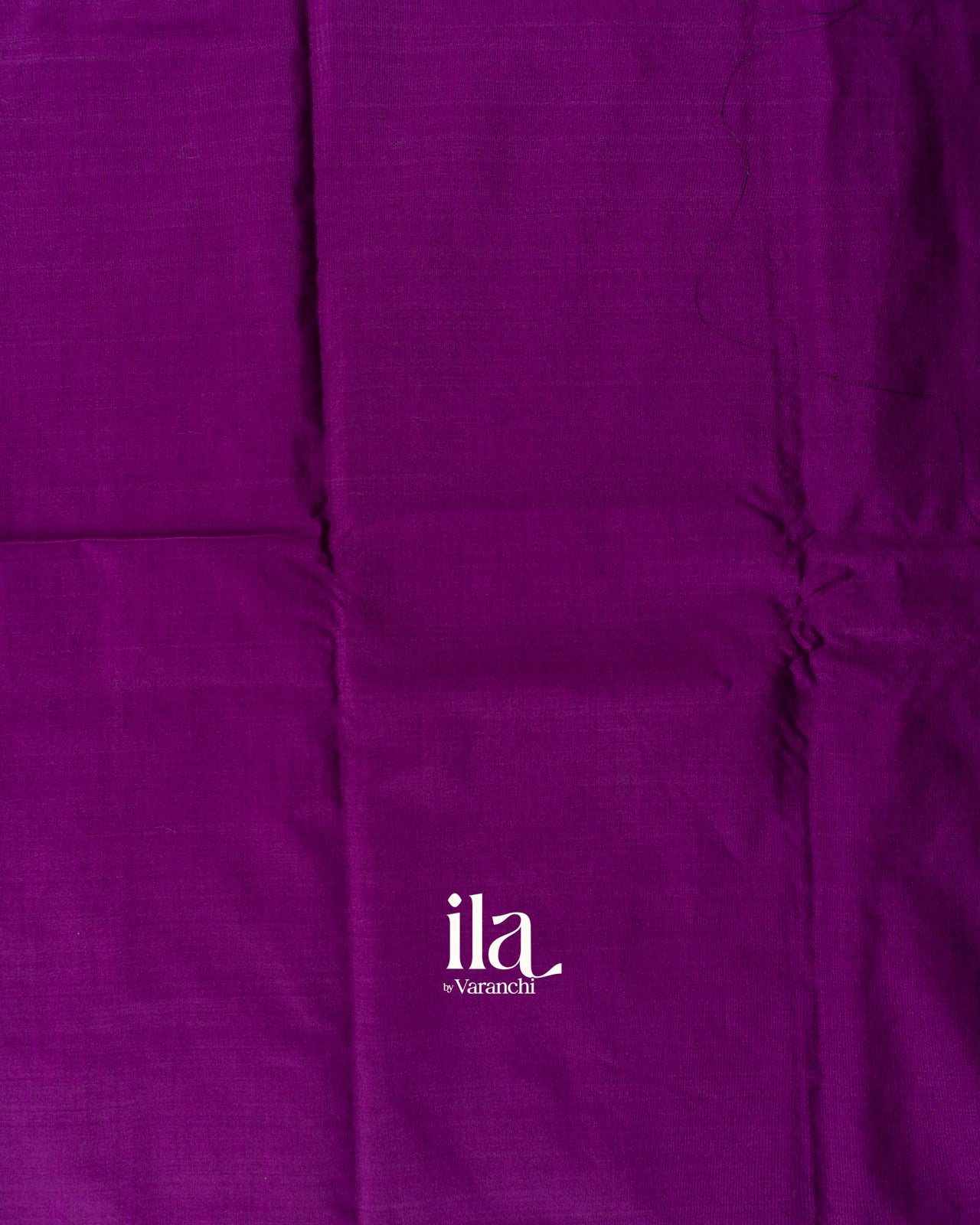 Purple Temple Bordered Semi Silk Saree