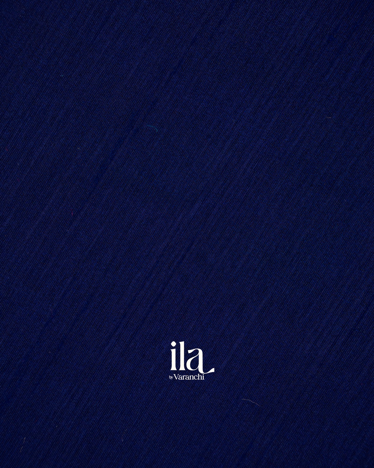Navy Blue Pure Semi Mulberry Saree