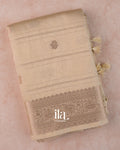 Beige Assam Silk Saree