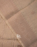 Beige Assam Silk Saree