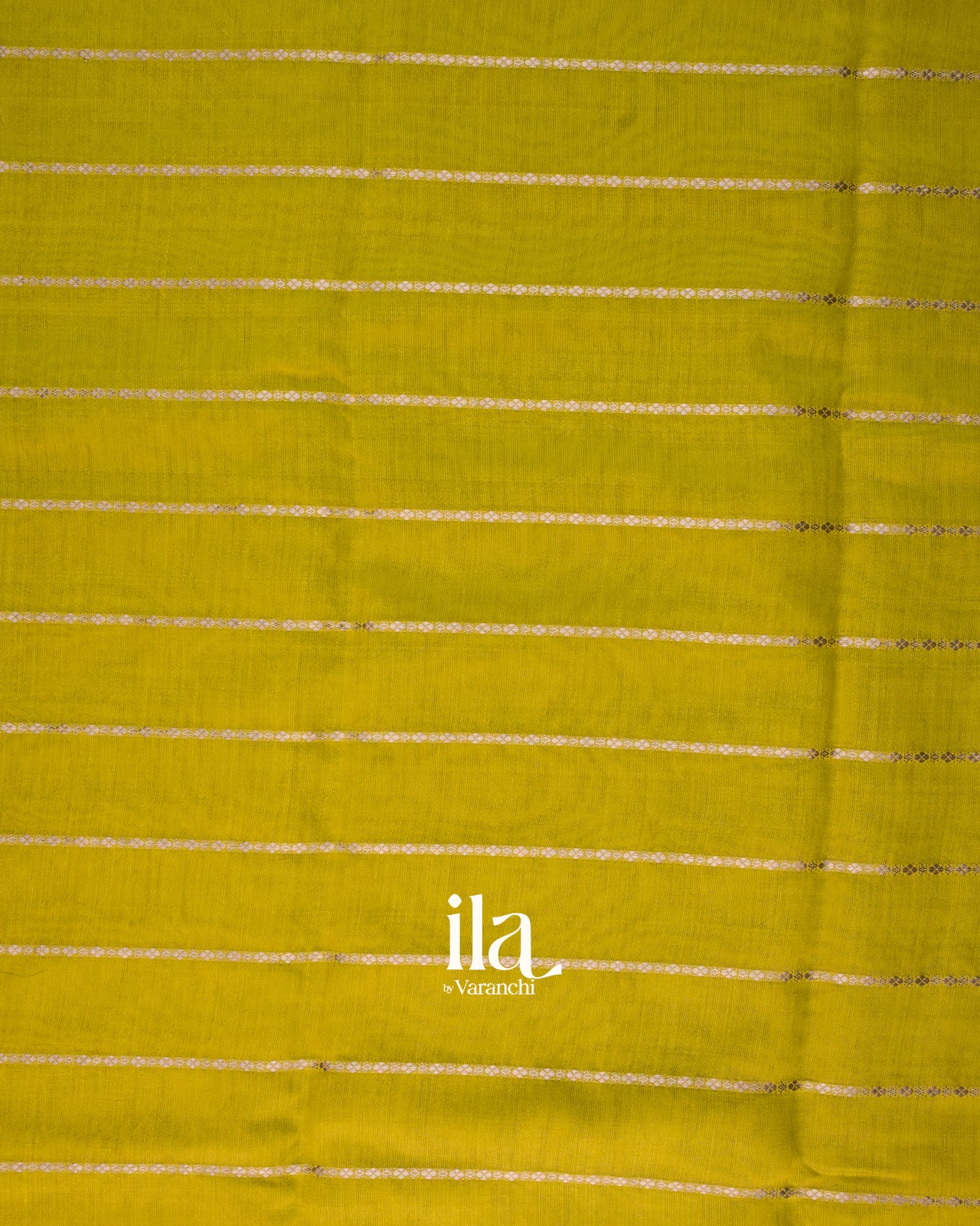 Mehendi Green Striped Assam Silk Saree