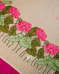 Rani Pink Bengal Khadi Saree — Blouse