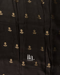 Black Semi Silk Saree