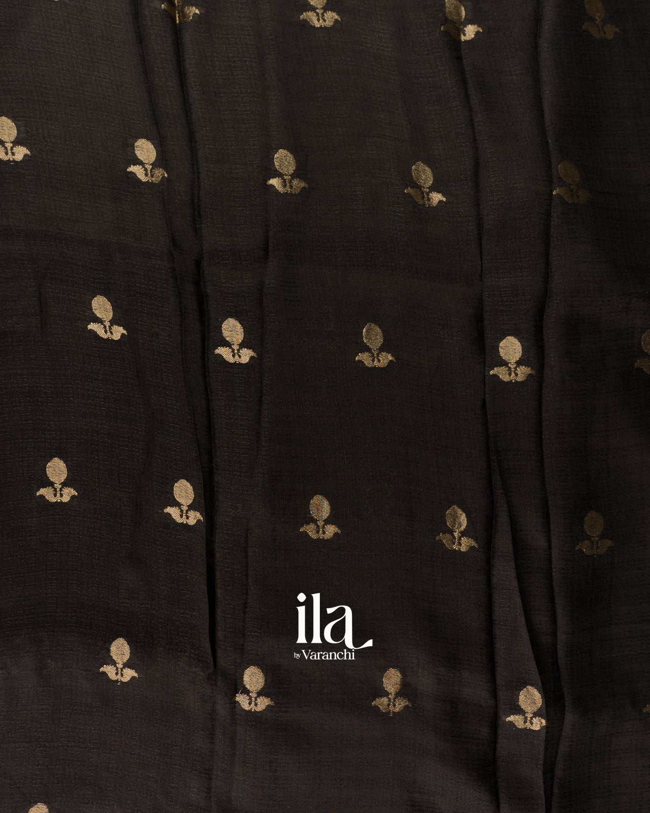 Black Semi Silk Saree