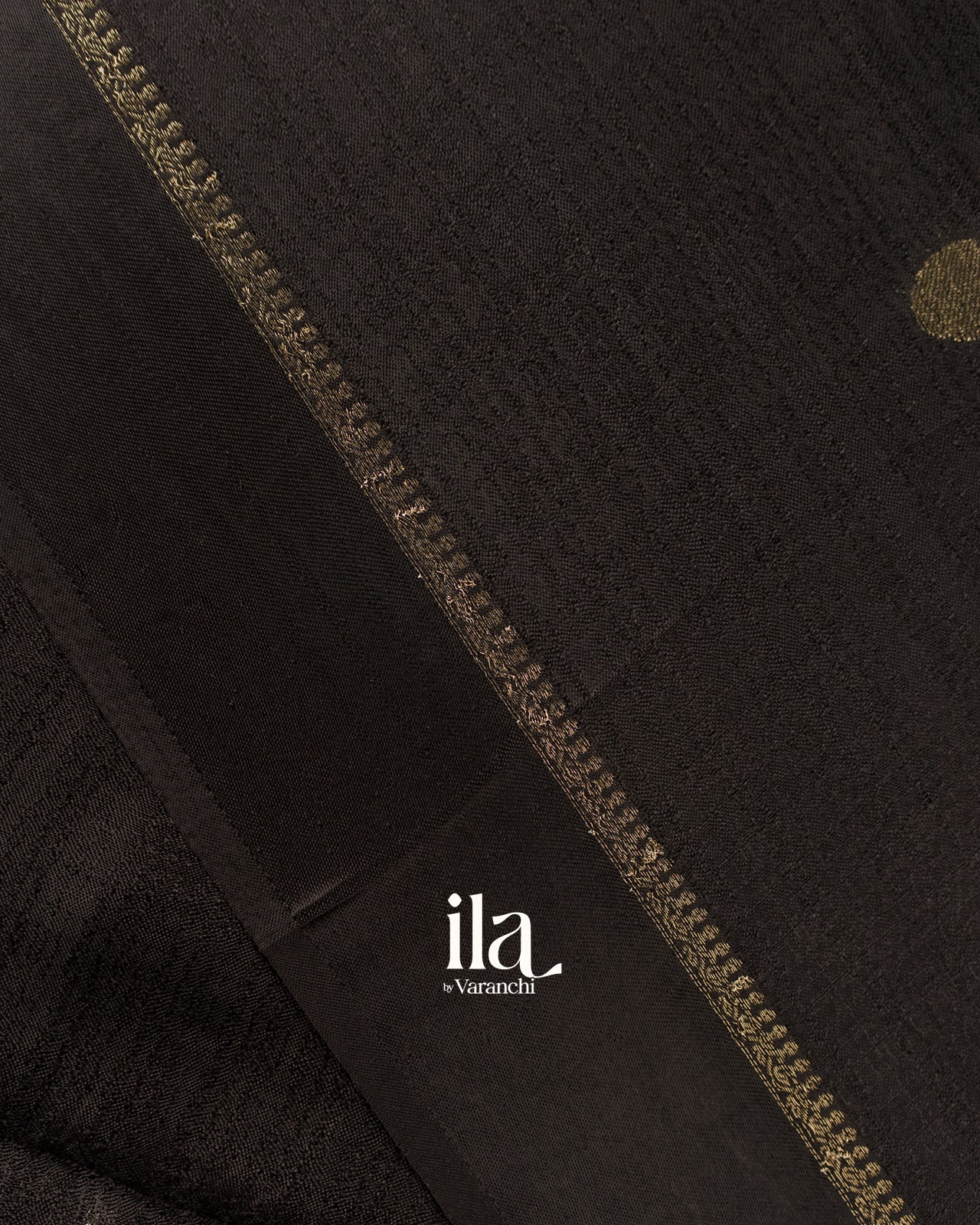 Black Semi Silk Saree