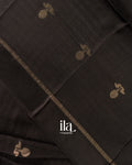 Black Semi Silk Saree