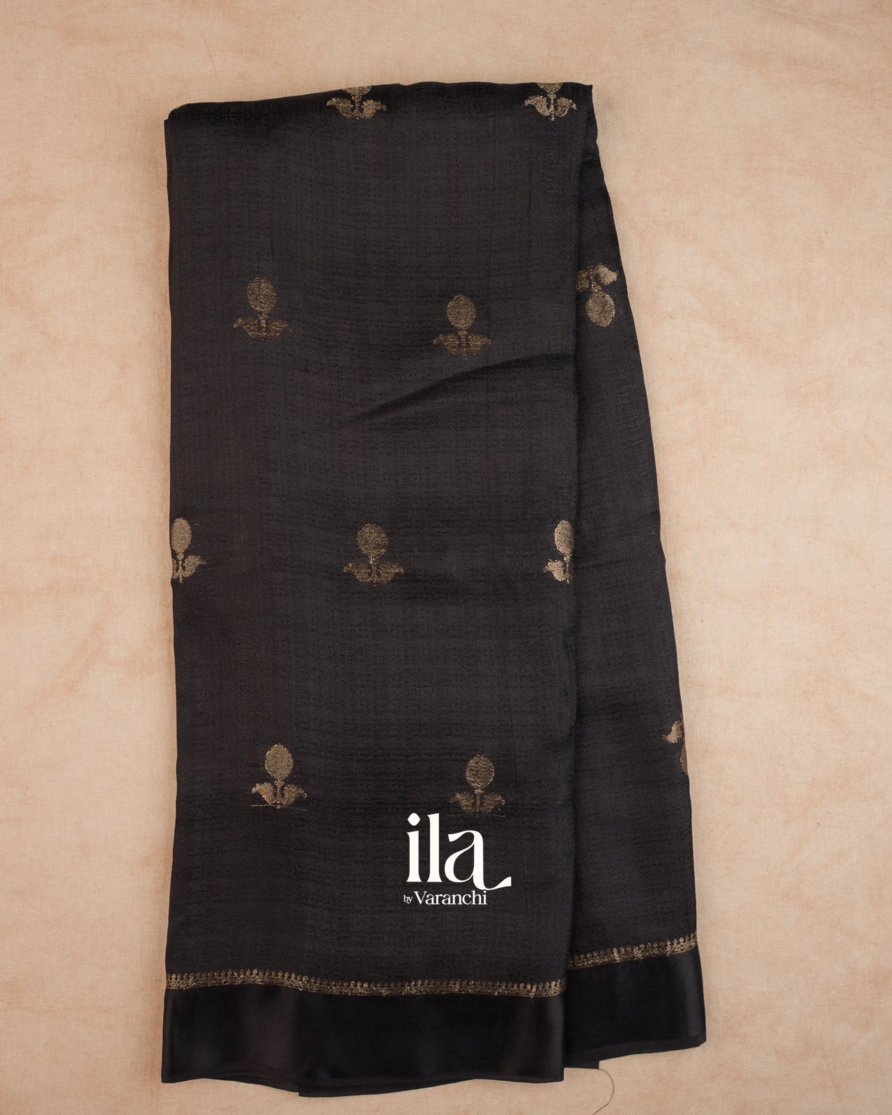 Black Semi Silk Saree