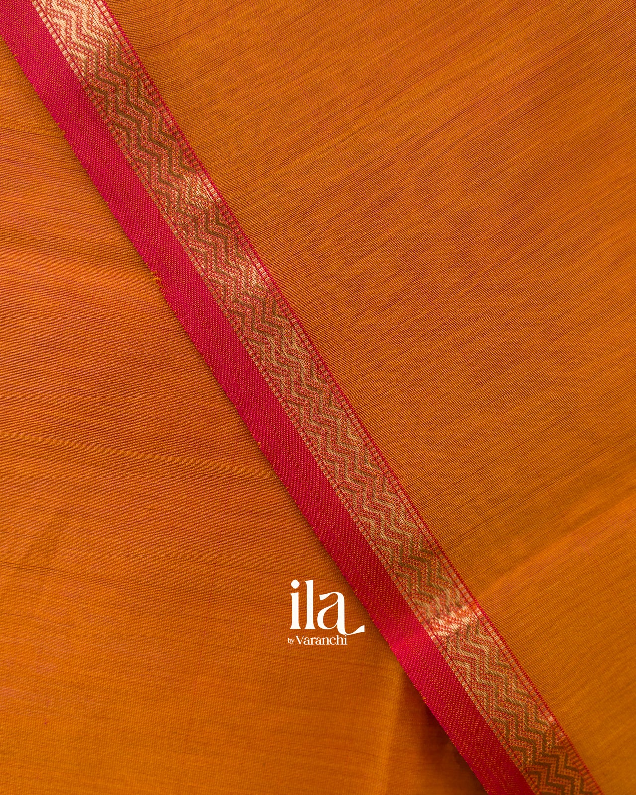 Turmeric Yellow Pure Maheshwari Silk Cotton Handloom Saree
