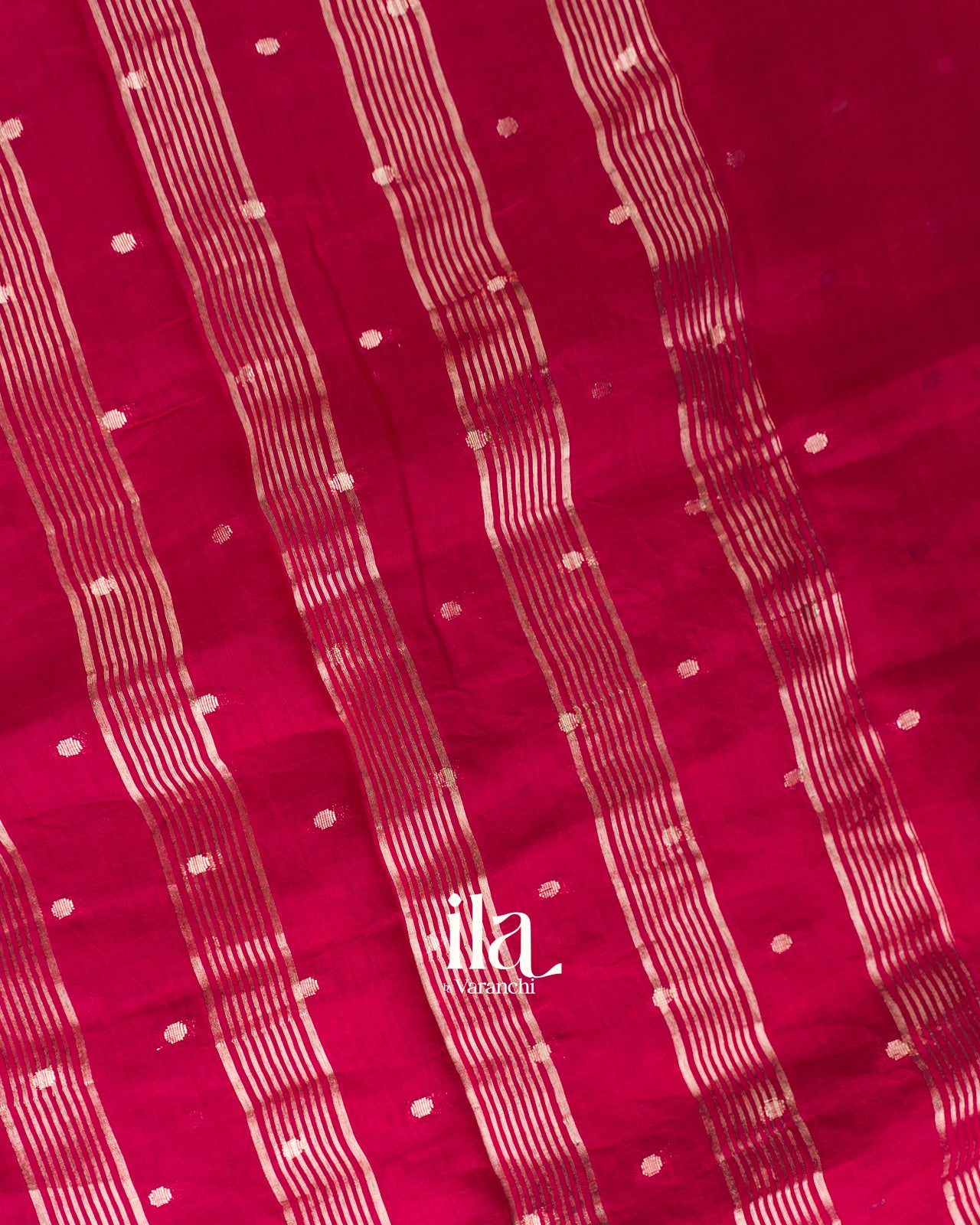 Magenta Assam Silk Saree