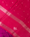 Magenta Assam Silk Saree