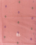 Baby Pink Paithani Pallu Semi Cotton Saree