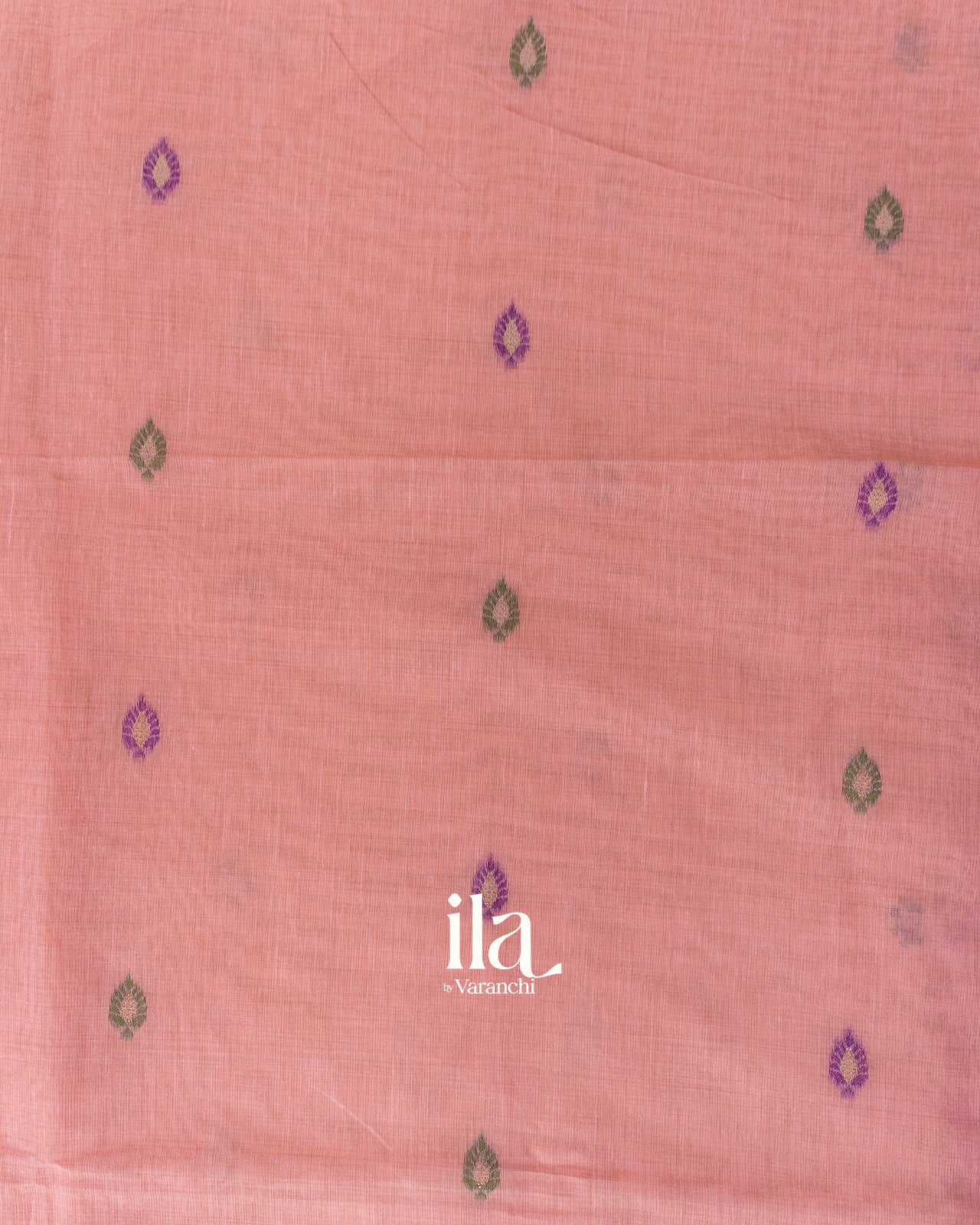 Baby Pink Paithani Pallu Semi Cotton Saree
