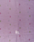 Lilac Paithani Pallu Semi Cotton Saree