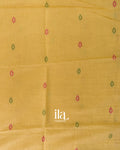 Mustard Yellow Paithani Pallu Semi Cotton Saree