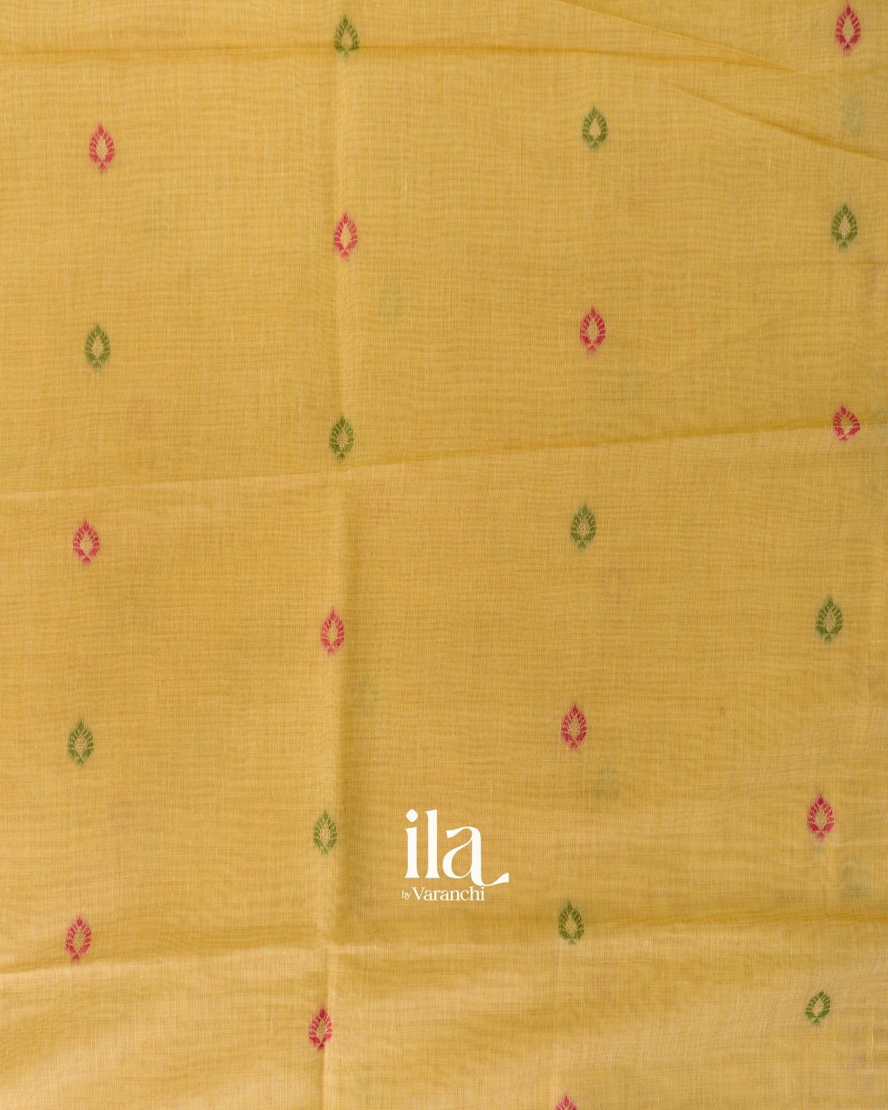 Mustard Yellow Paithani Pallu Semi Cotton Saree