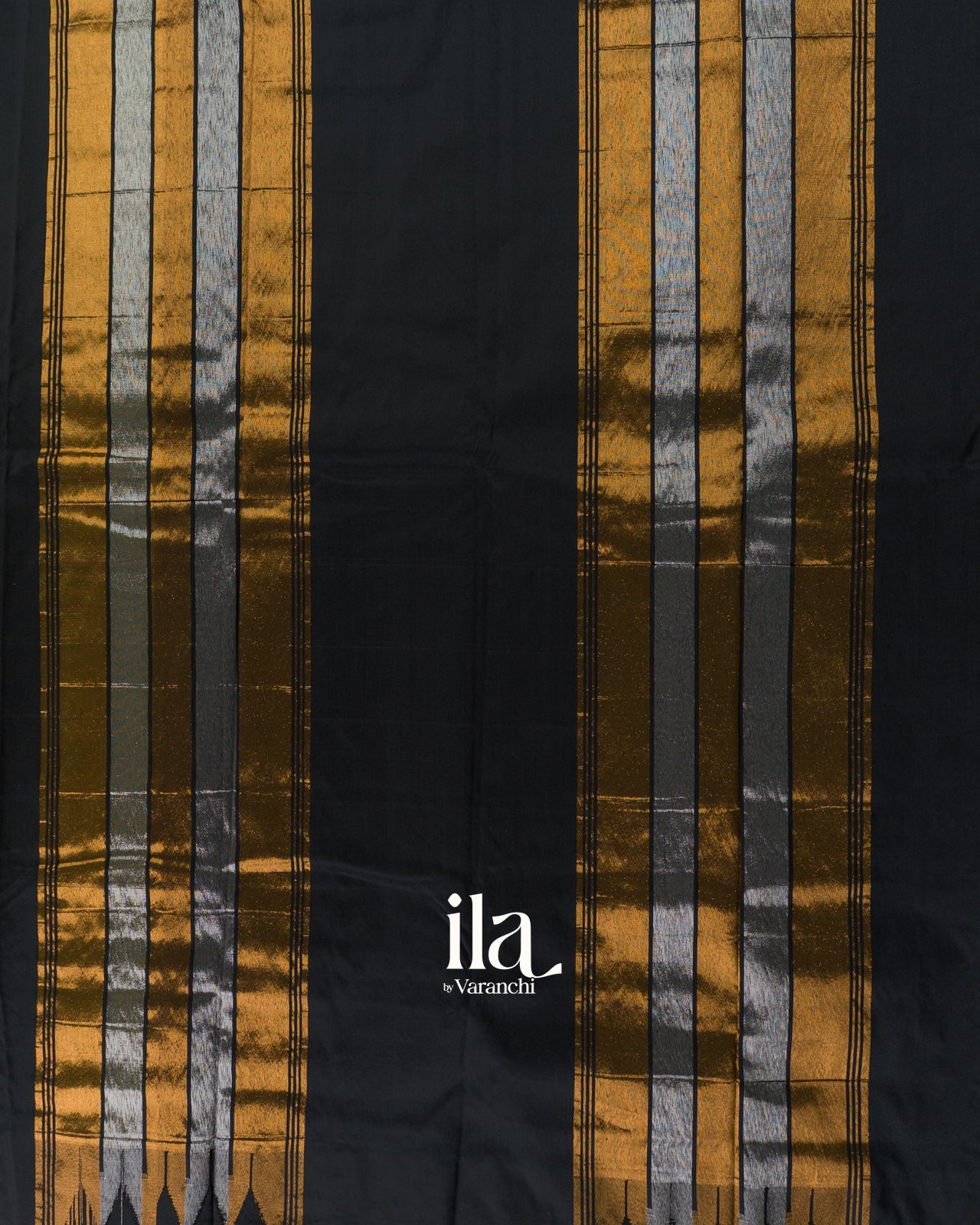 Lime Green Checkered Semi Silk Saree
