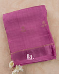 Lavender Semi Silk Saree