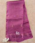 Lavender Semi Silk Saree