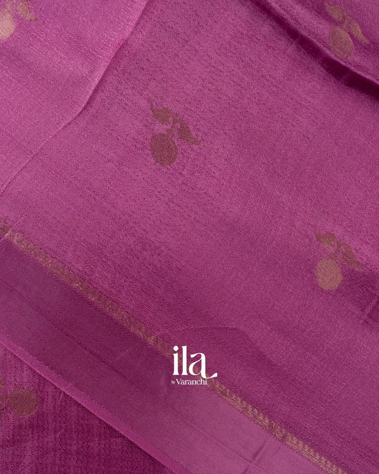 Lavender Semi Silk Saree