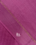 Lavender Semi Silk Saree