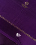 Deep Violet Semi Silk Saree
