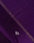 Deep Violet Semi Silk Saree