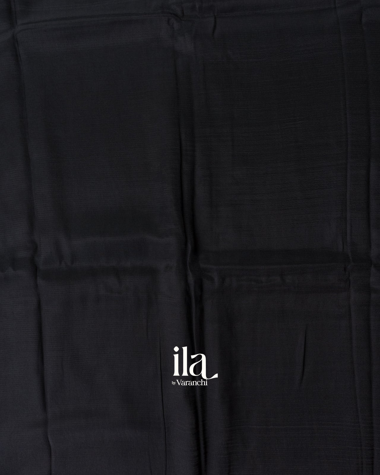 Black Kalamkari Hand-Printed Semi Mangalgiri Silk Cotton Saree