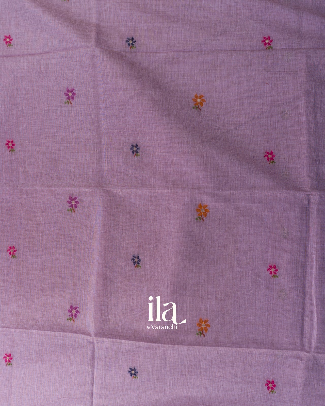 Lavender Paithani Semi Cotton Saree