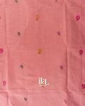 Baby Pink Paithani Pallu Semi Cotton Saree
