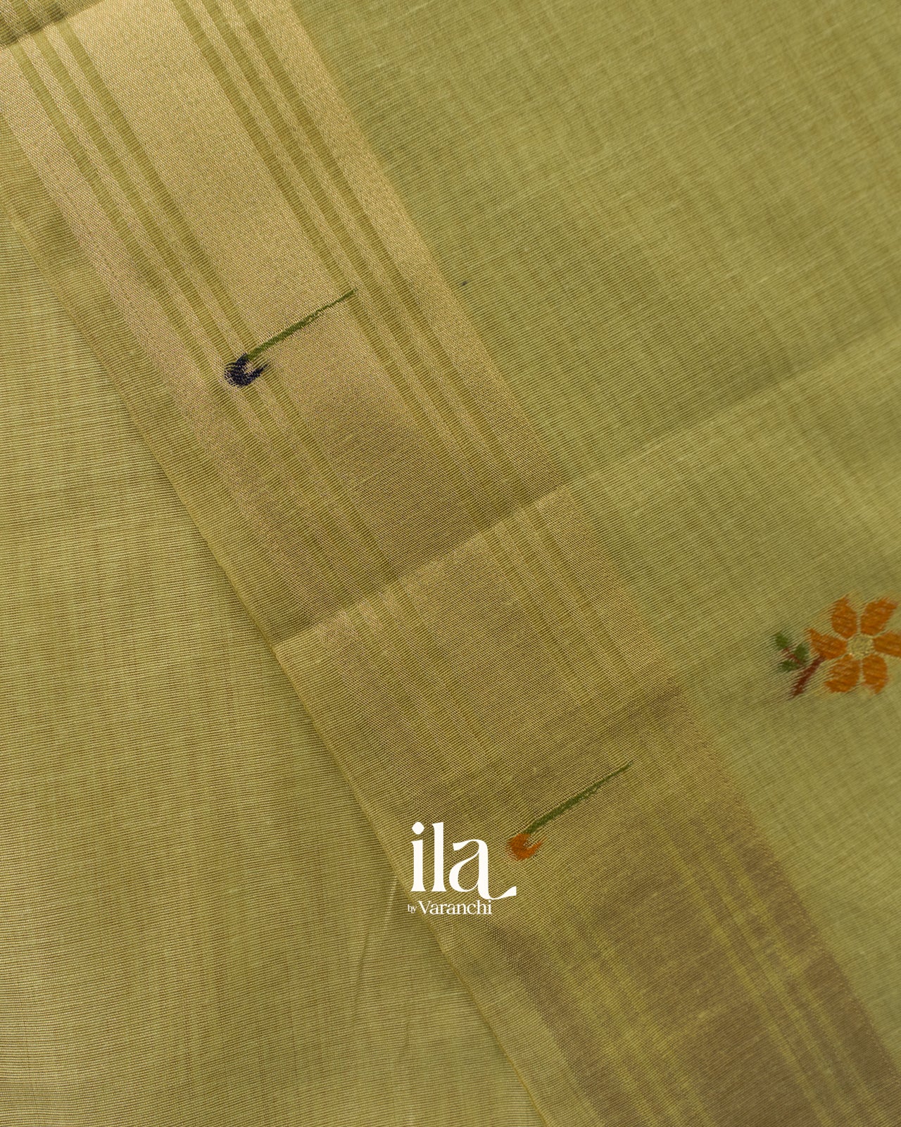 Pista Green Paithani Pallu Semi Cotton Saree