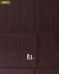 Coffee Brown Jamdani Sequin with Paithani Pallu Semi Matka Saree — Body