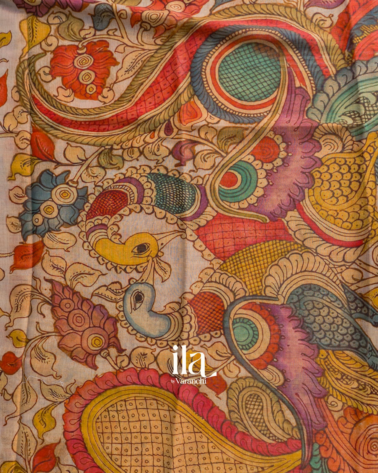 Mustard Yellow Borderless Cotton Tissue Saree
