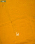 Turmeric Yellow Sequin Embroidered Mul Chanderi Saree — Body