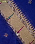 Royal Blue Paithani Semi Silk Saree — Border