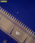 Royal Blue Paithani Semi Silk Saree — Blouse