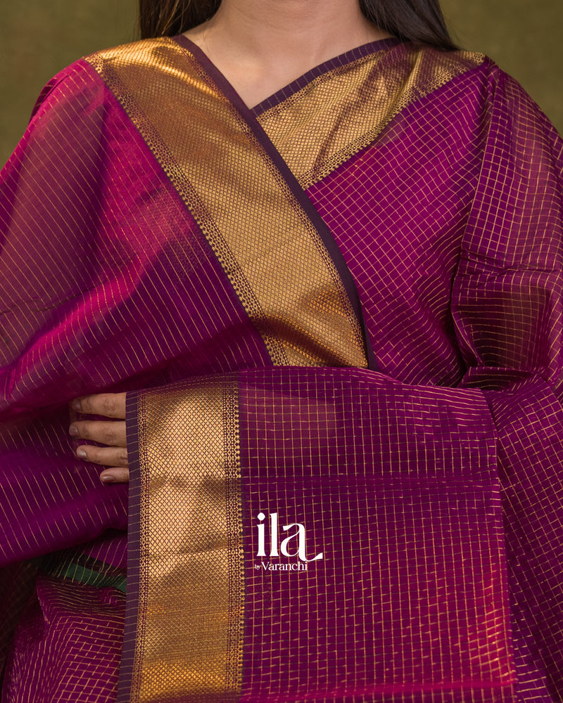 Coordinated Crimson Blouse