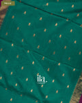 Plum Purple Pure Maheshwari Silk Cotton Handloom Saree — Pallu