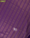 Purple Crepe Saree — Pallu