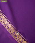 Purple Crepe Saree — Blouse