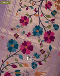 Lavender with Paithani Pallu Semi Cotton Saree — Pallu