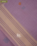 Lavender with Paithani Pallu Semi Cotton Saree — Blouse