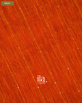 Rust Orange Sequin with Paithani Pallu Semi Matka Saree — Body